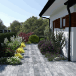 Komputerowa wizualizacja przyszłego ogrodu